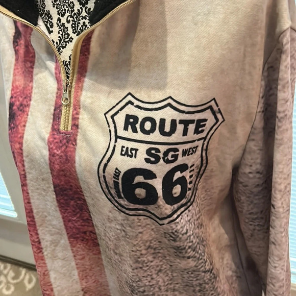Route 66 size large sweater - Picture 3 of 8